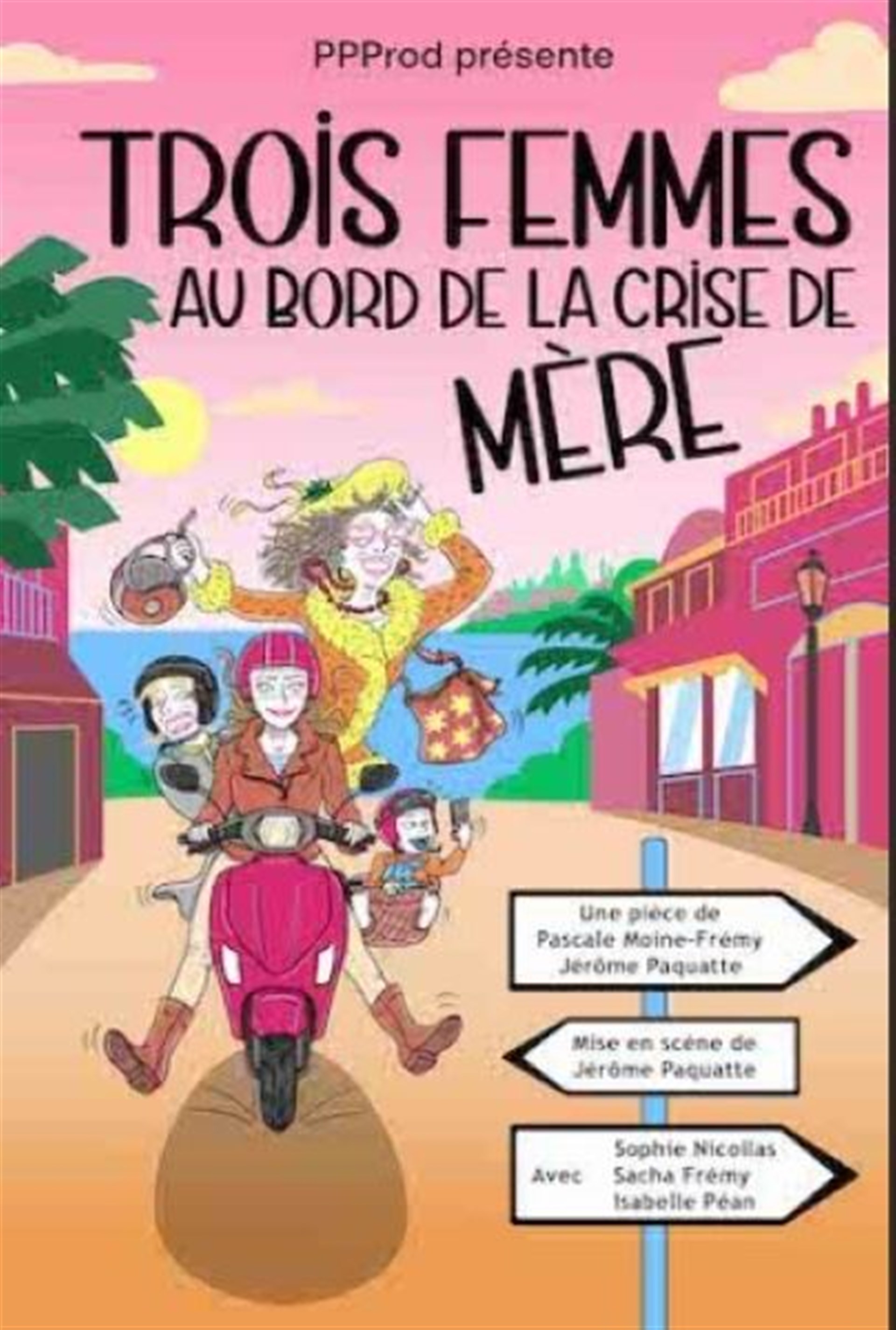 Trois femmes au bord de la crise de mère