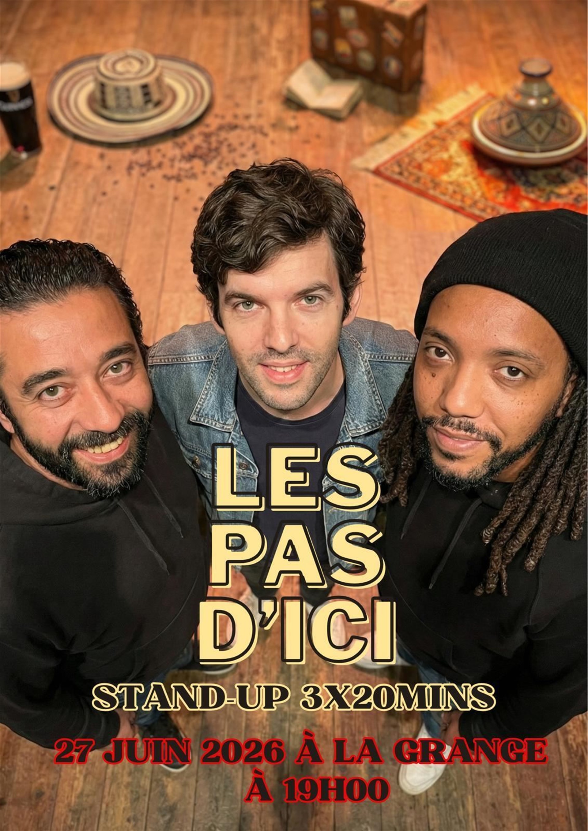 Les Pas d'Ici : Hamza, Santiago, Donal