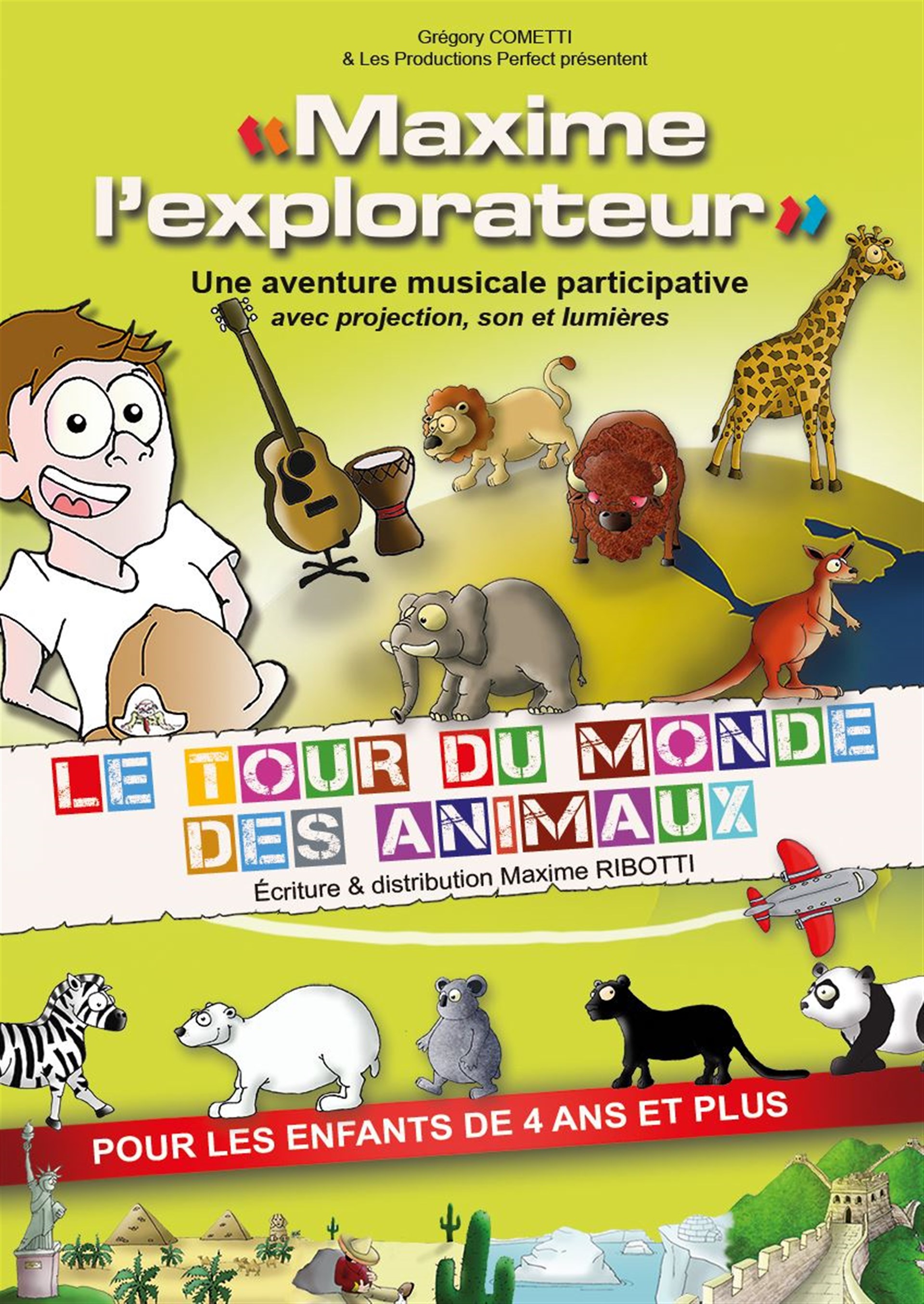 Maxime l'explorateur : le tour du monde des animaux