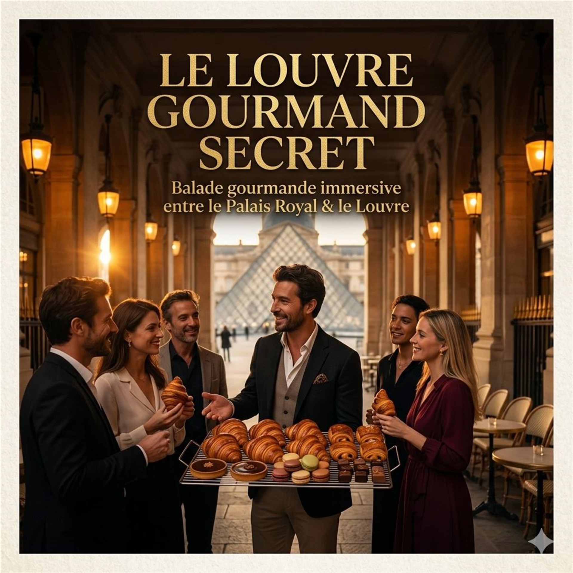 Visite guidée immersive : Le Louvre Gourmand Secret par Antoine Martin-Sauveur