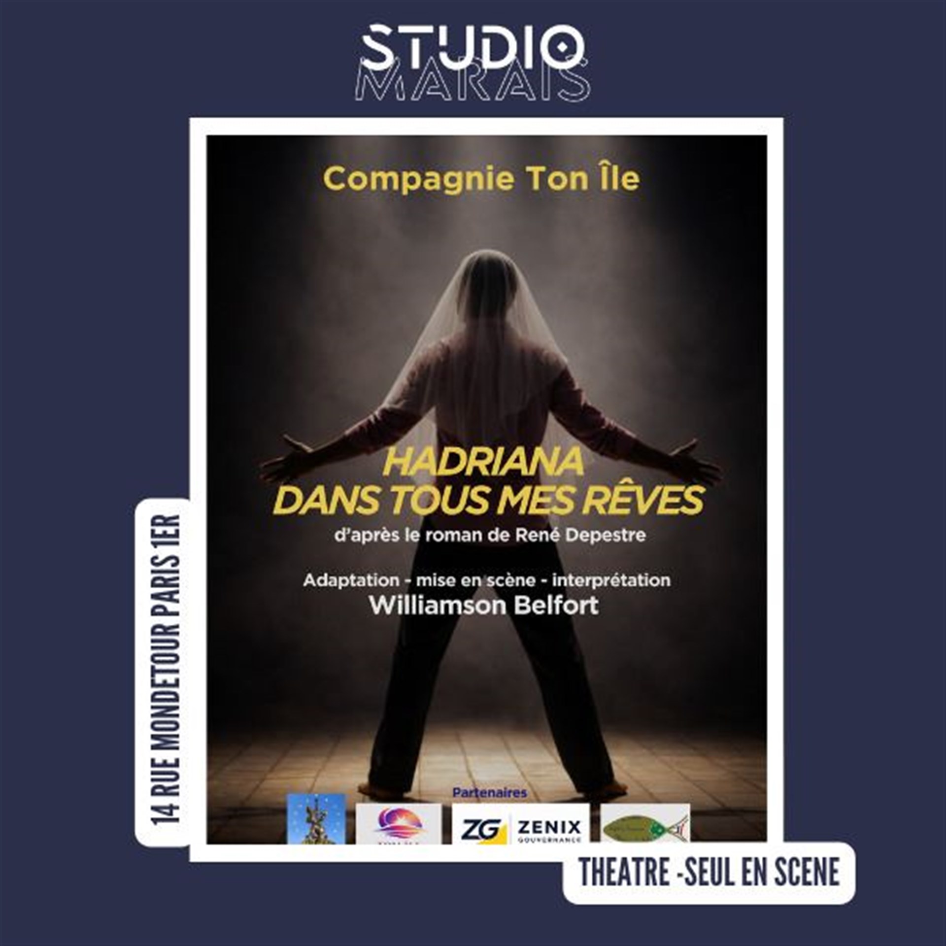 Hadriana dans tous mes rêves, d'après le roman de René Depestre