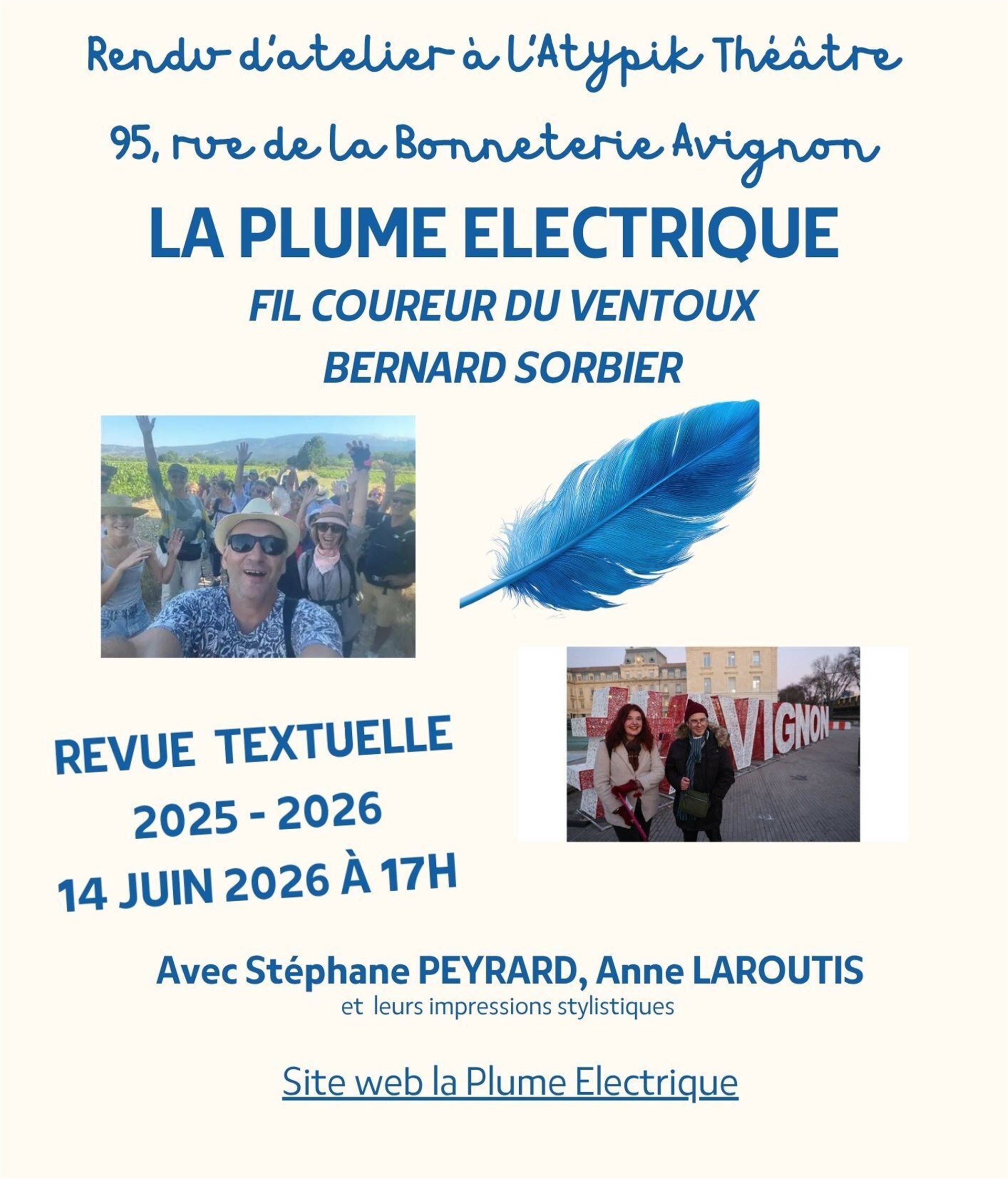Revue textuelle de l'Atypik Théâtre