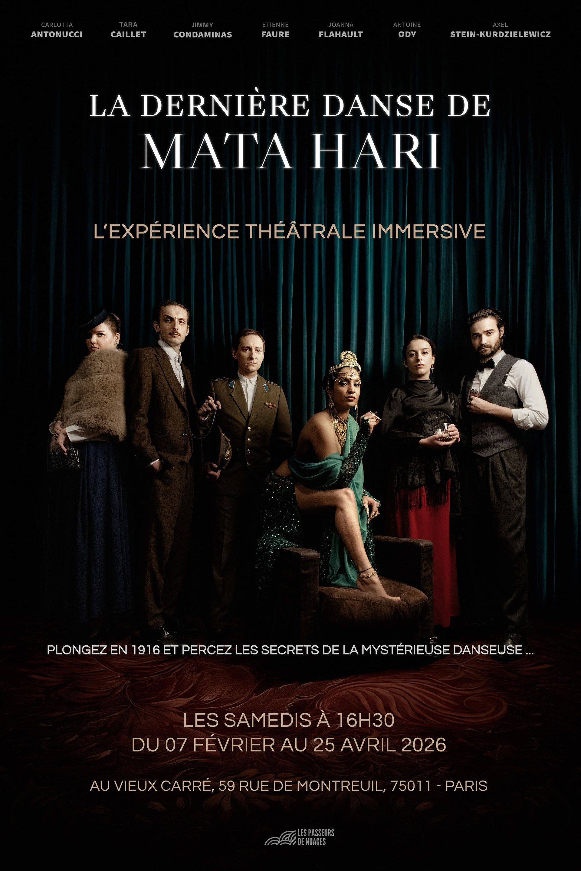 La dernière danse de Mata Hari, l'expérience théâtrale immersive