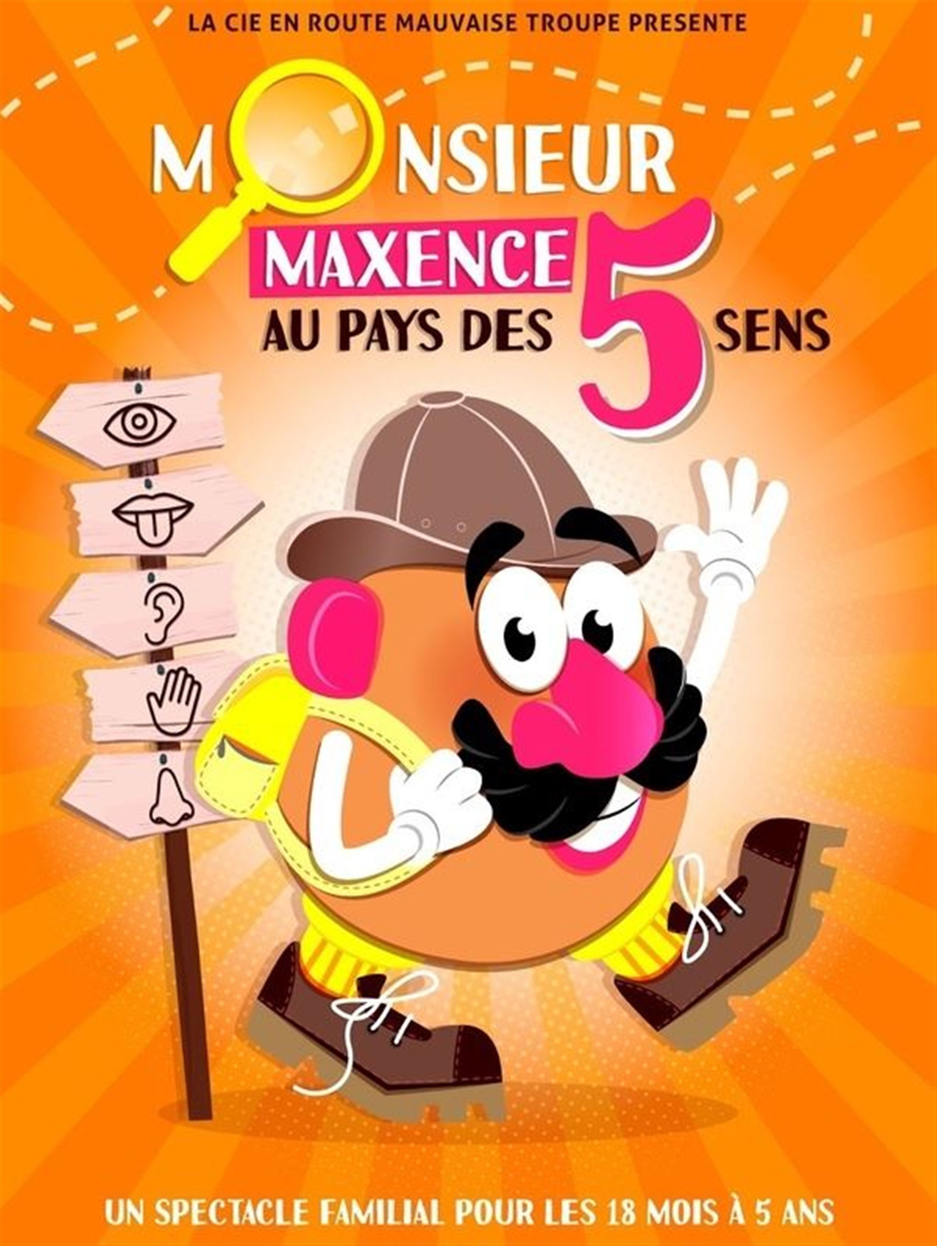 Monsieur Maxence au pays des 5 sens
