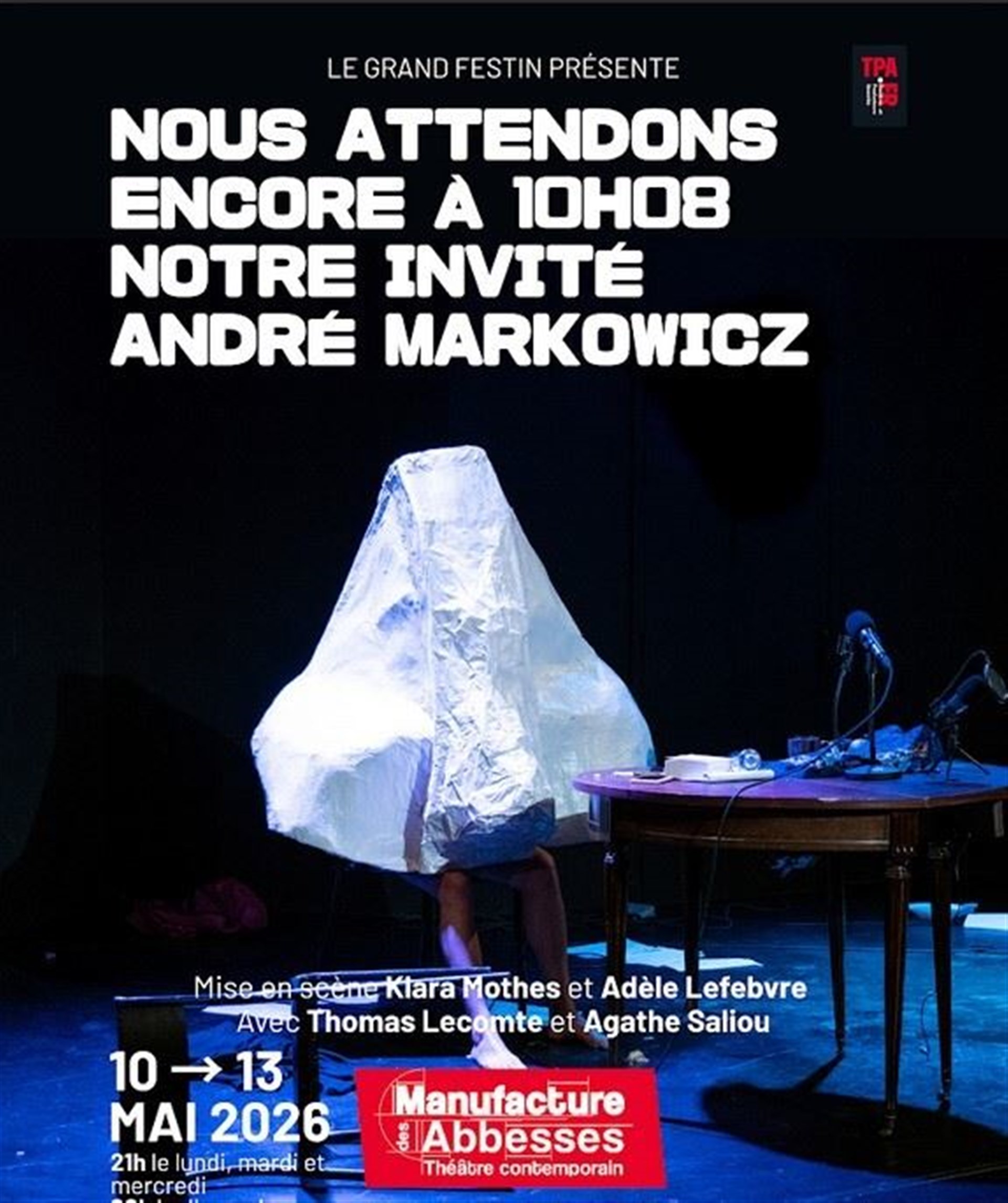 Nous attendons encore à 10h08 notre invité André Markowicz