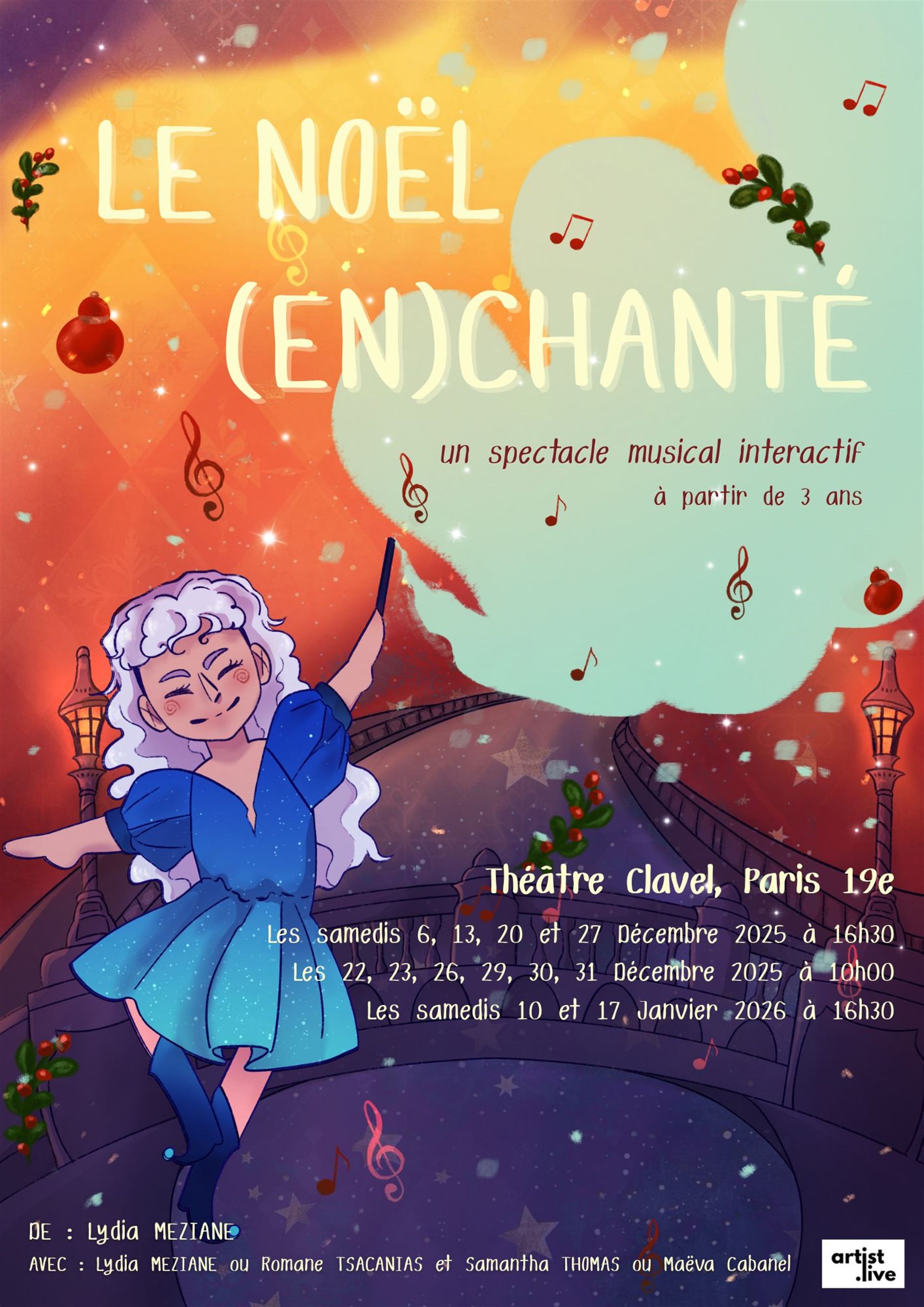 Le Noël (en)chanté - Théâtre Clavel - Billet Réduc