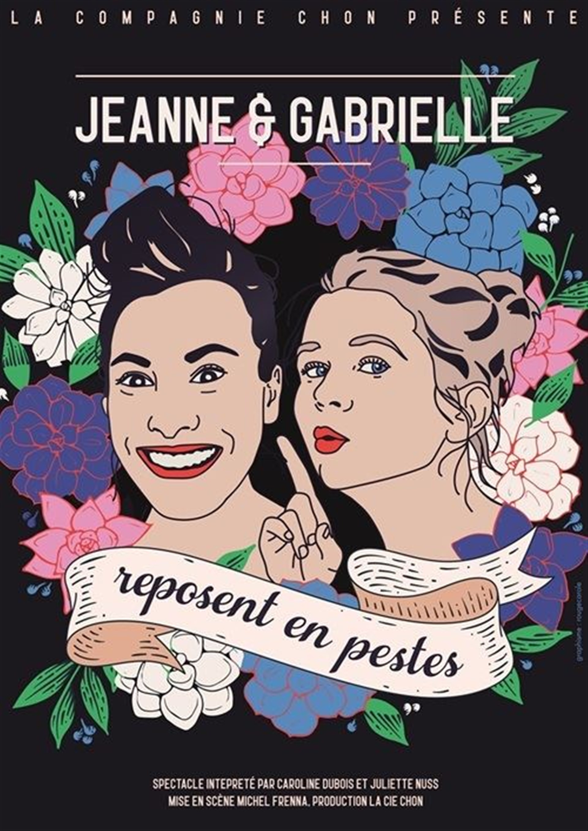 Jeanne et Gabrielle reposent en pestes