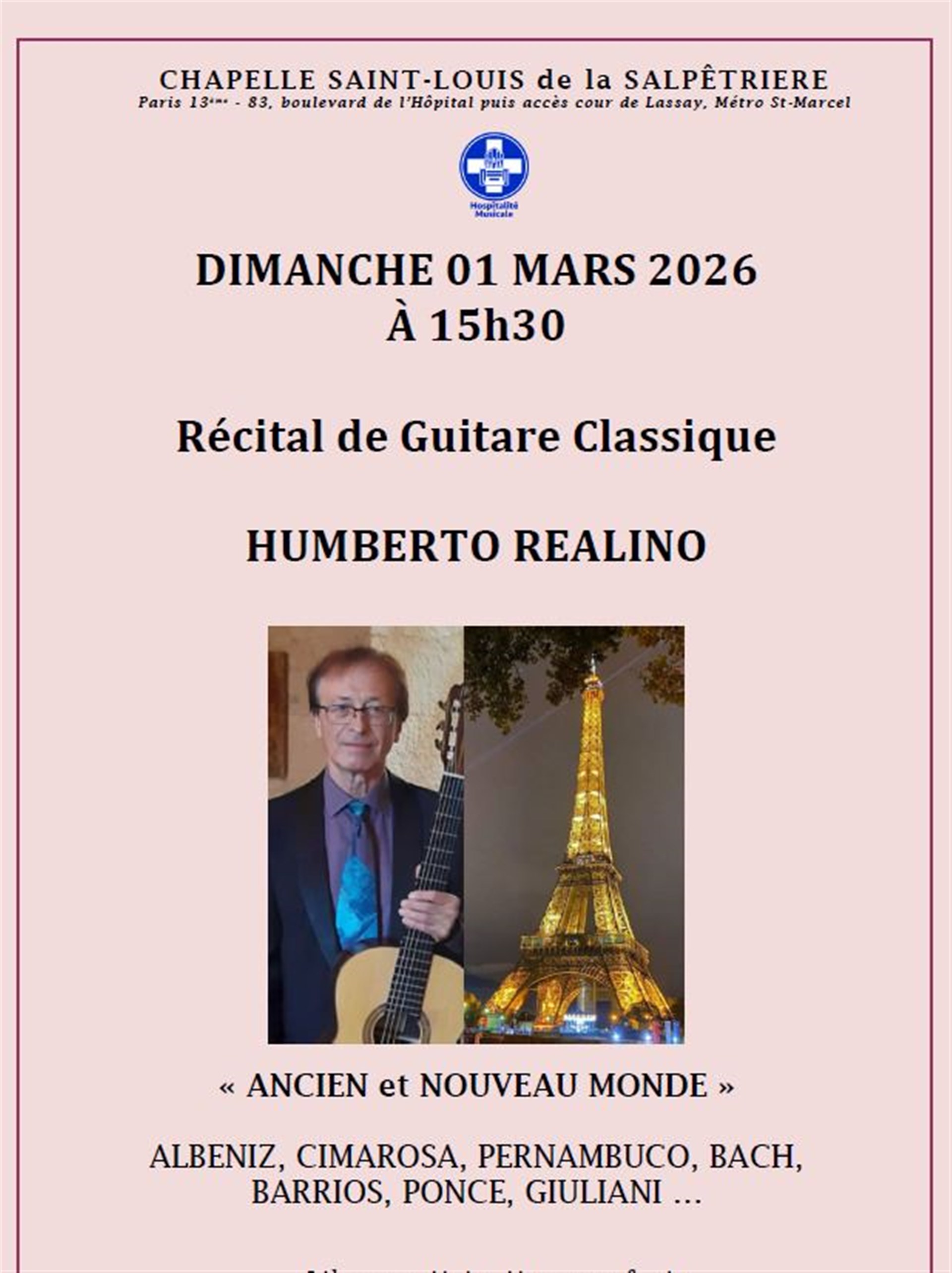 Humberto Realino et la guitare