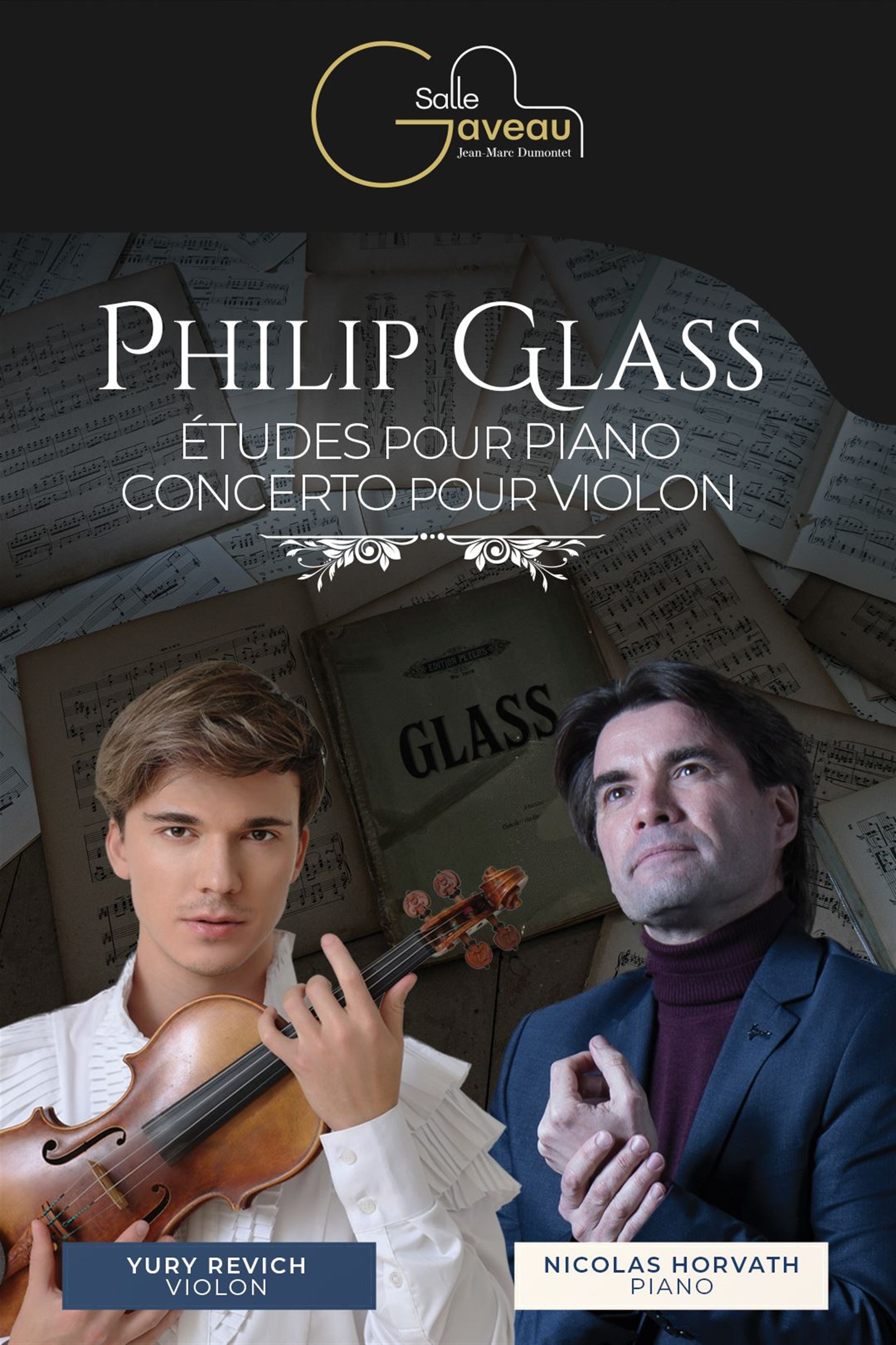 Philip Glass – Nicolas Horvath & Yury Revich