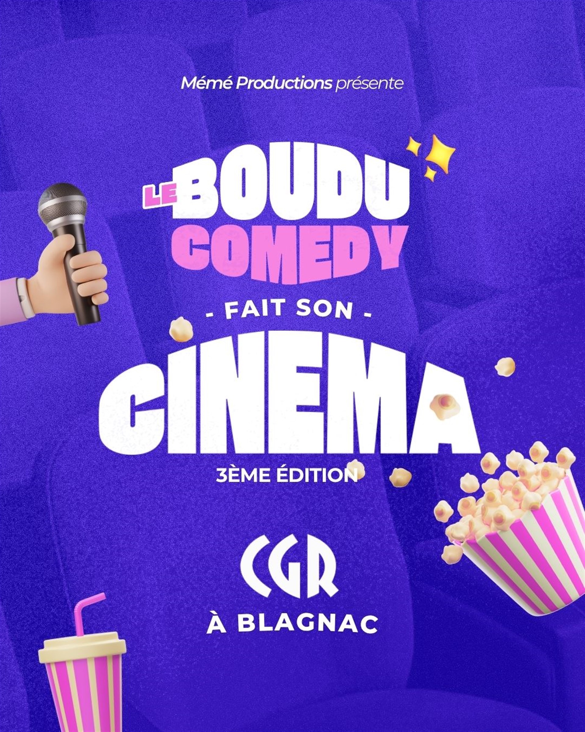 Le Boudu Comedy fait son cinéma (3ème édition)