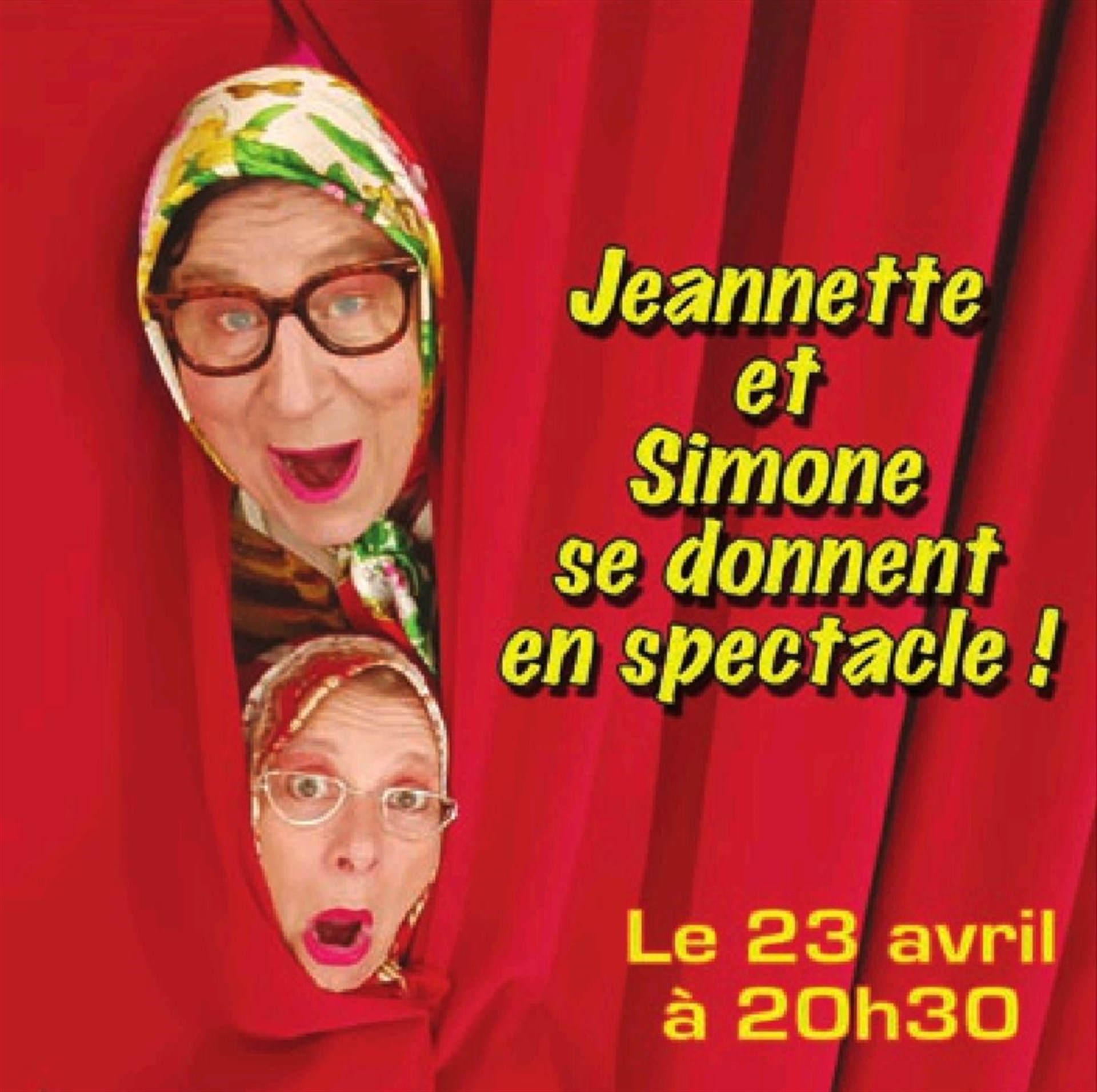 Jeannette et Simone se donnent en spectacle !