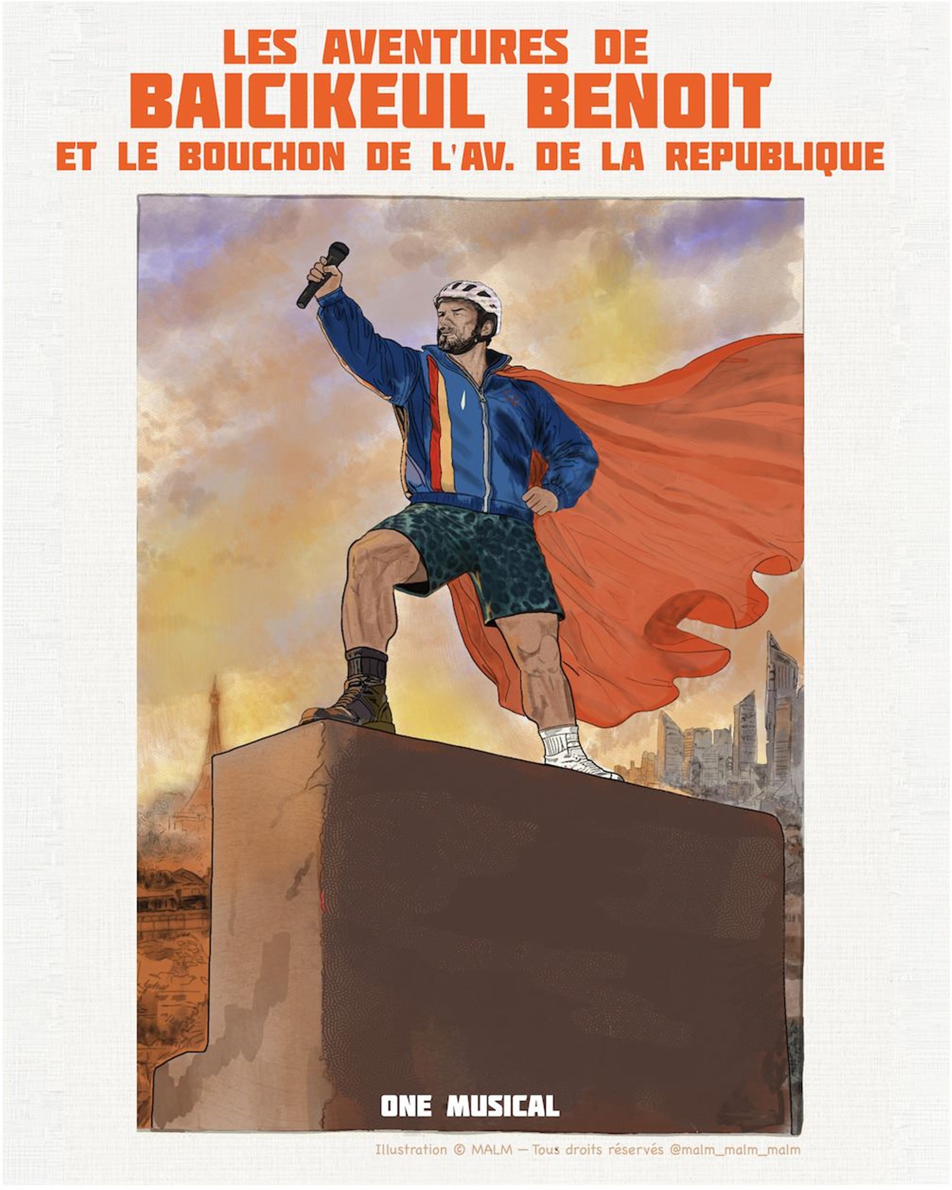 Les Aventures de Baicikeul Benoit et le bouchon de l'Av. de la République