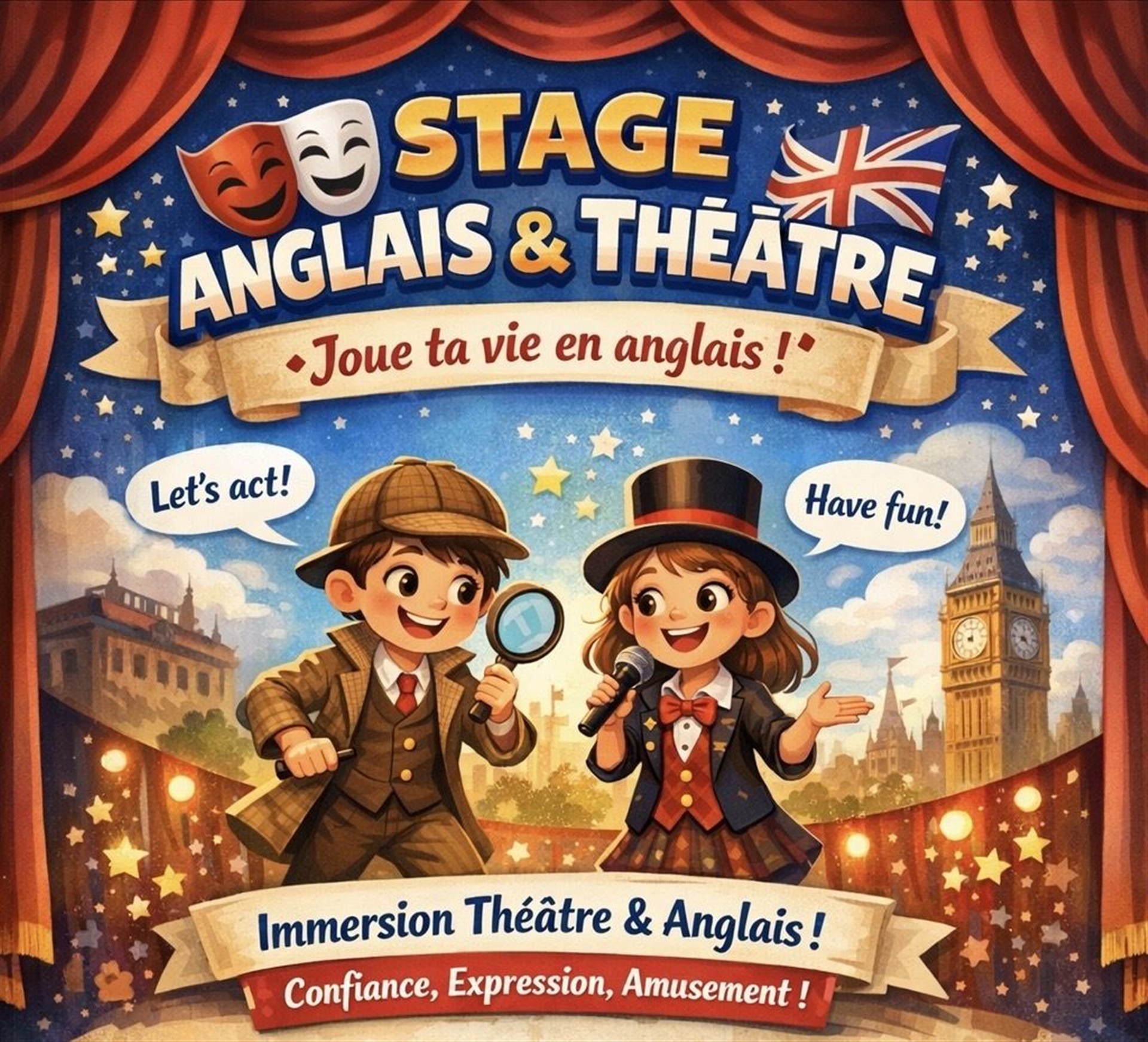 Stage Théâtre et anglais