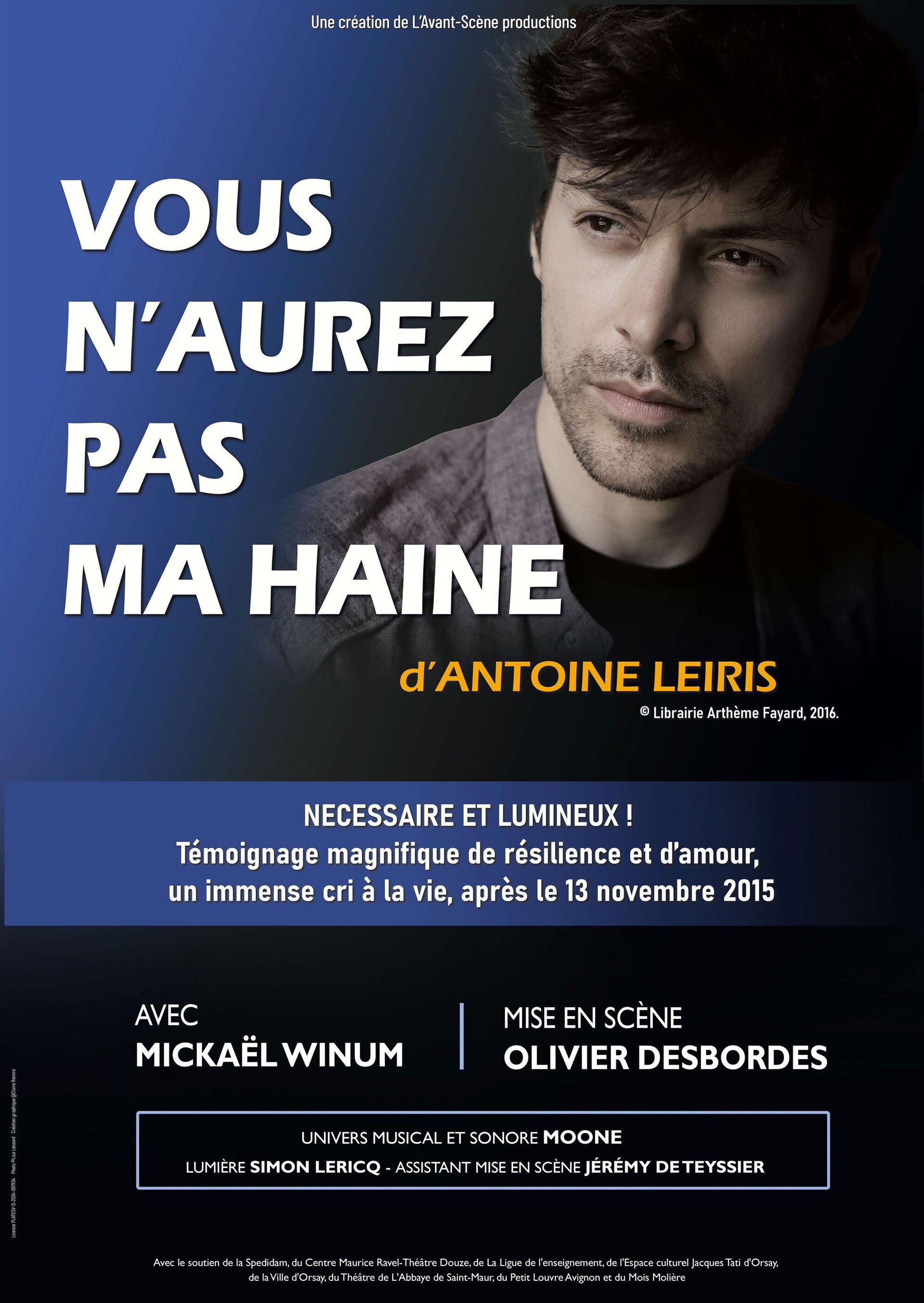 Vous n'aurez pas ma haine