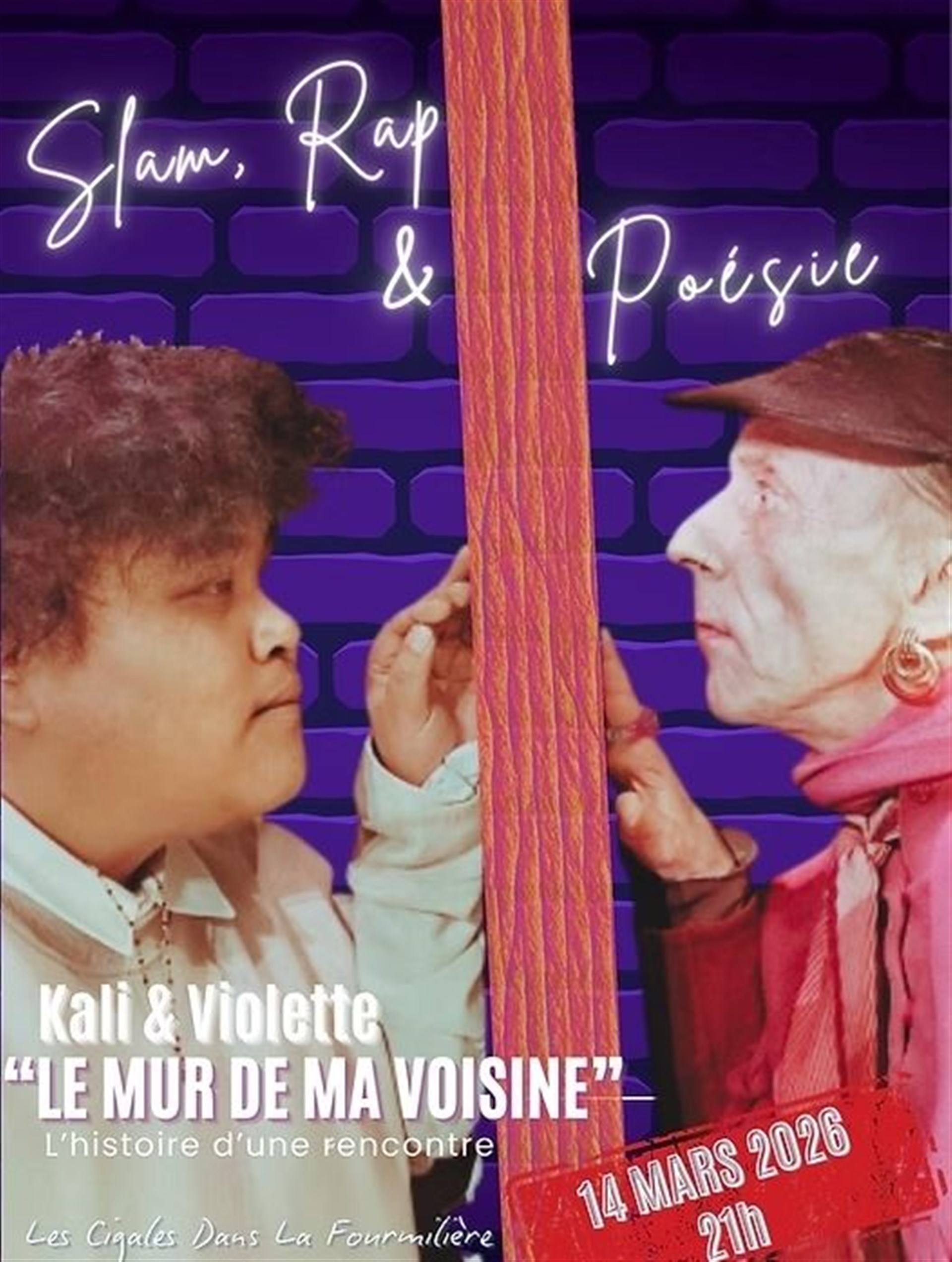Kali & Violette : Le mur de ma voisine"