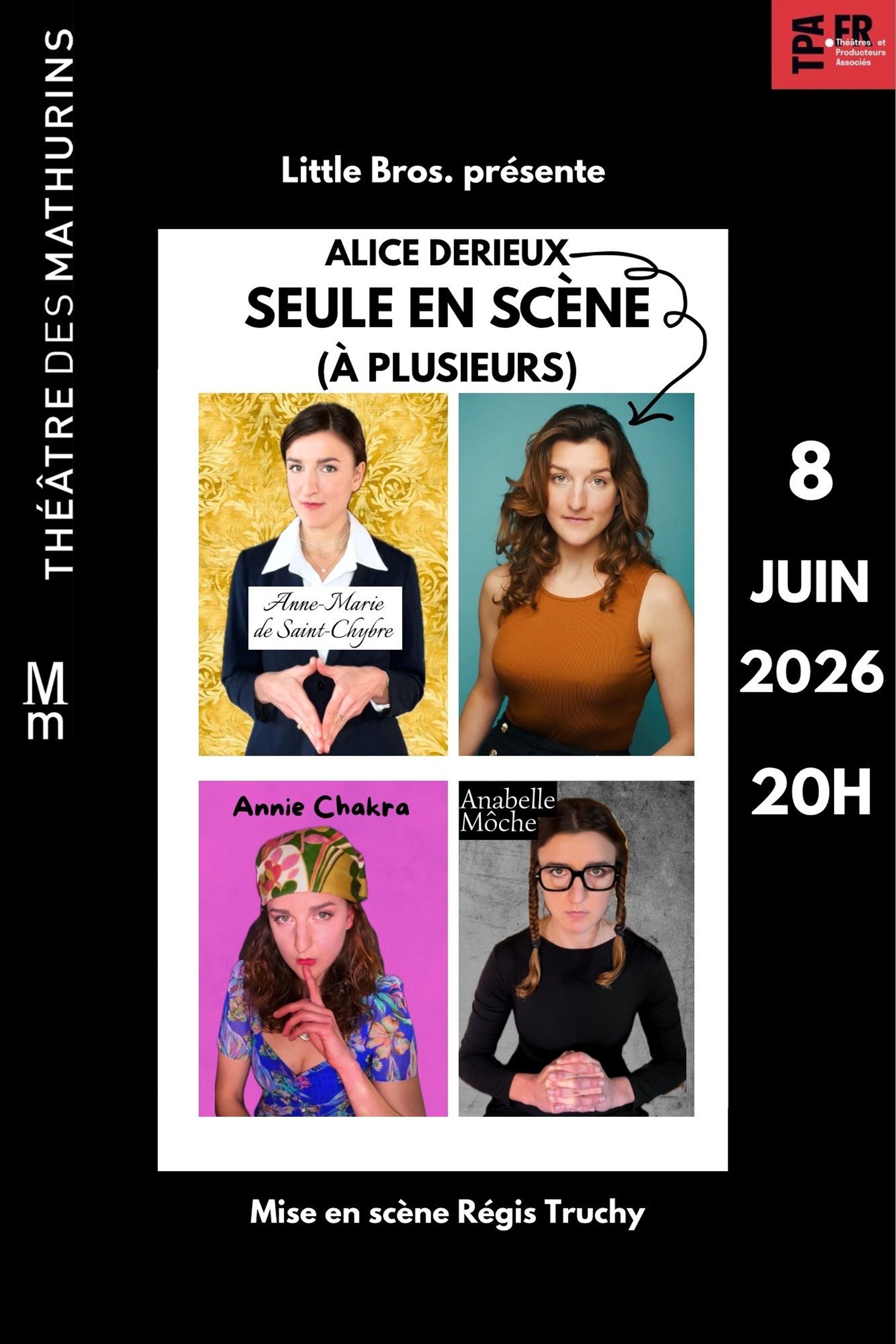 Alice Derieux dans Seule-en-scène (à plusieurs)