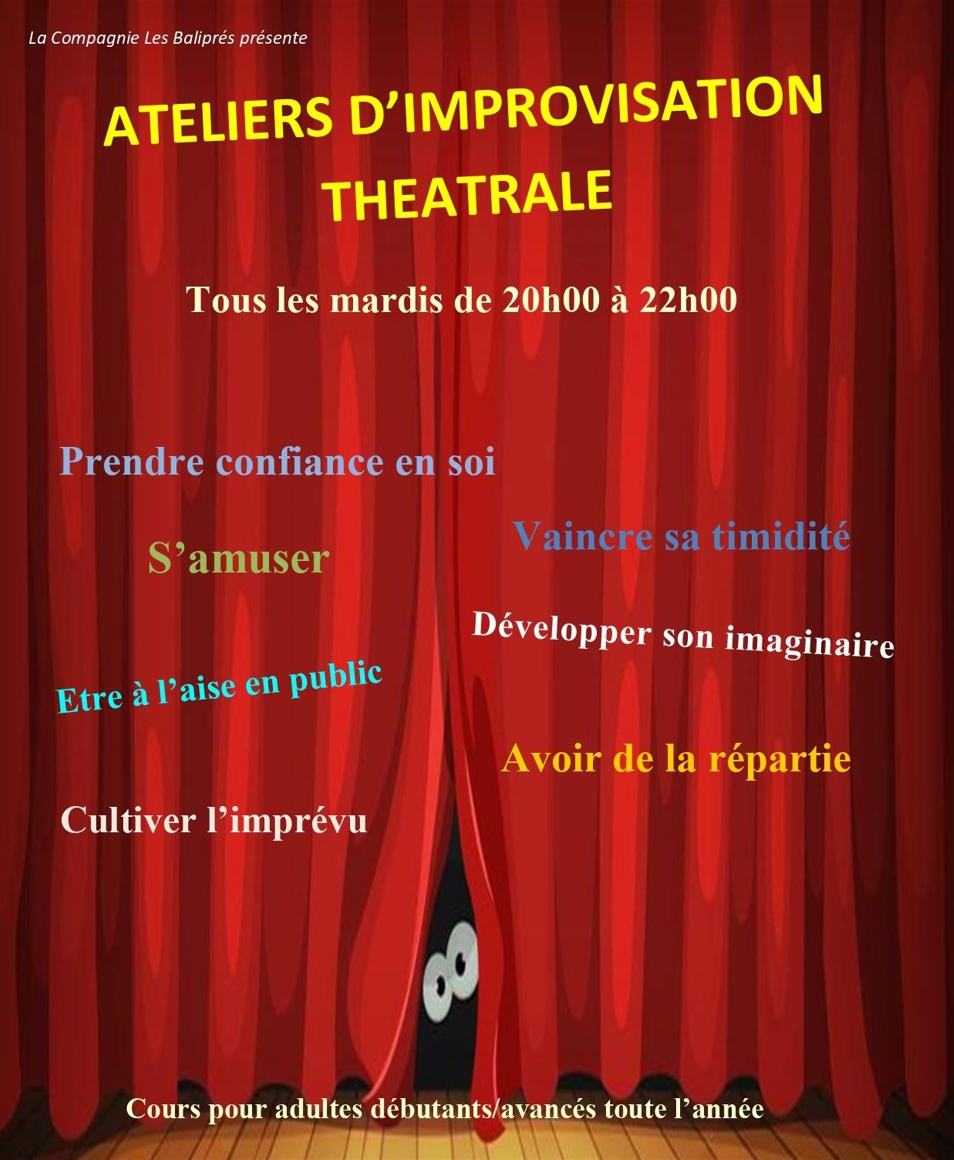Cours d'improvisation théâtrale