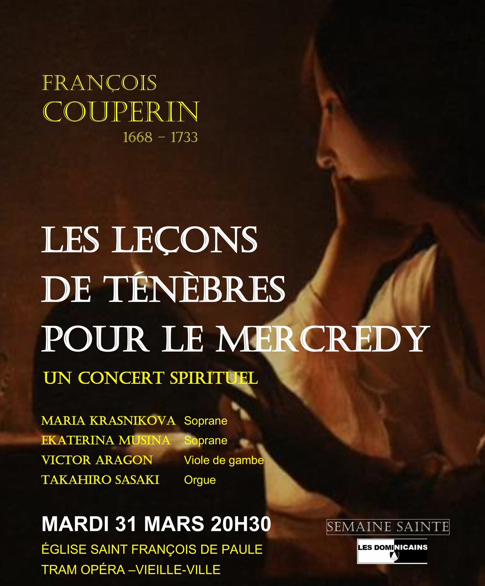 François Couperin : Leçons de ténèbres - Concert à la bougie