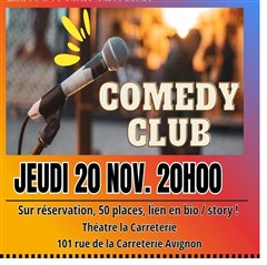 Event South Comedy x Théâtre la Carreterie | Comedy Club Cover Image