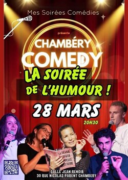 Affiche de Chambéry Comedy : la soirée de l'humour