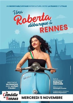 Affiche de Roberta Cecchin dans Una Roberta débarque à Rennes