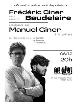 Affiche de Frédéric Giner : Poésies