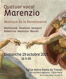Affiche de Musique vocale de la Renaissance