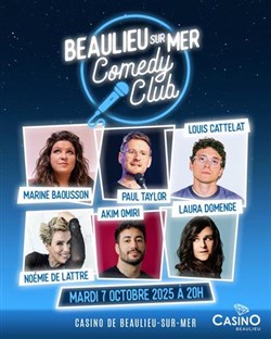 Affiche de Beaulieu sur Mer Comedy Club | 3ème édition