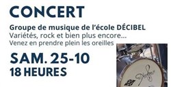 Affiche de Concert décibel