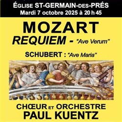 Affiche de Choeur et orchestre Paul Kuentz : Requiem de Mozart