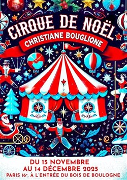 Affiche de Cirque de Noël de Christiane Bouglione