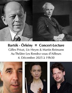 Affiche de Bartók - Örkény | Concert - lecture
