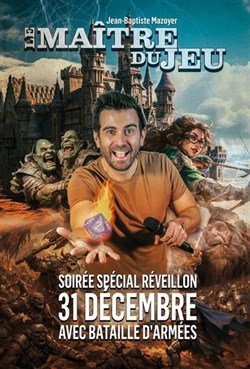 Affiche de Jean-Baptiste Mazoyer dans Le Maître du jeu | Spécial réveillon du Nouvel An