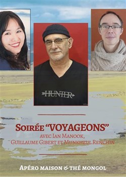 Affiche de Soirée rencontre avec Ian Manook : Voyageons avec Ian Manook et deux traducteurs