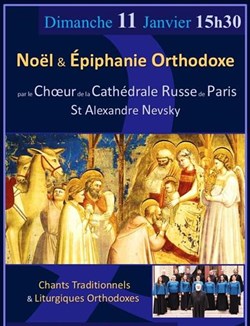 Affiche de Concert de Noël & Épiphanie Orthodoxe
