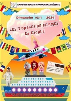 Affiche de Les 3 drôles de femmes en escale