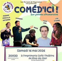 Affiche de Coméd'ici ! 4ème édition