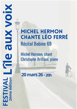 Affiche de Michel Hermon chante Léo Ferré