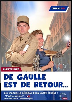 Affiche de De gaulle est de retour