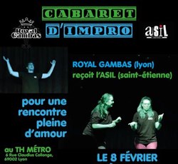 Affiche de Cabaret de Théâtre d'Improvisation