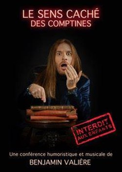 Affiche de Benjamin Valière dans Le sens caché des comptines