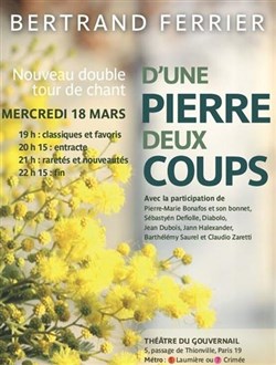 Affiche de Bertrand Ferrier : D'une pierre deux coups - Raretés