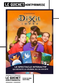 Affiche de Dixit Impro : Le jeu devient spectacle