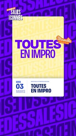 Affiche de Toutes en impro