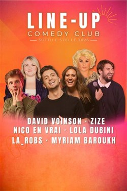 Affiche de Line-up Comedy Club Sottu e stelle