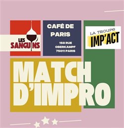 Affiche de Match d'Improvisation Théâtrale