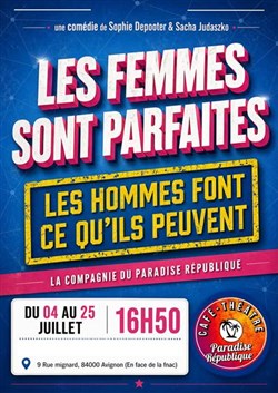 Affiche de Les femmes sont parfaites, les hommes font ce qu'ils peuvent