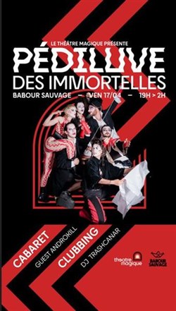 Affiche de Pédiluve des immortelles + DJ set