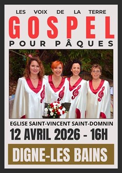 Affiche de Gospel de Pâques : Les Voix de la Terre