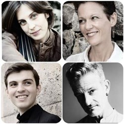 Affiche de Edouard Ferlet / Valérie Gabail / David Marino / Leïla Soldevila jouent Piaf, Legrand...